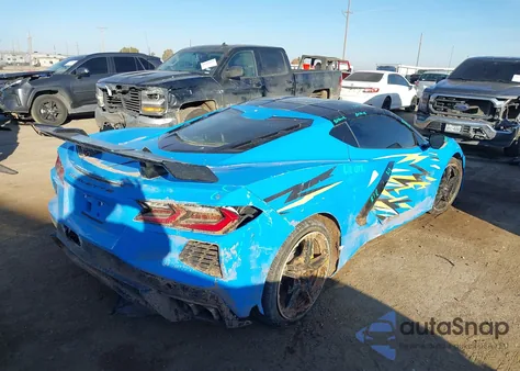 2021 Chevrolet Corvette Stingray Rwd 1Lt z USA, uszkodzony, nr VIN 1G1YA2D49M5112936